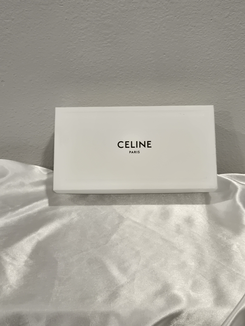 Celine White Box with Black Logo